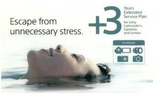 SONY DIGITAL IMAGING+3 YEARS WARRANTY