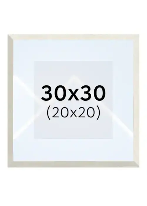 Falc QUADRO - fotorámeček - Bílá, 20x20, 30x30