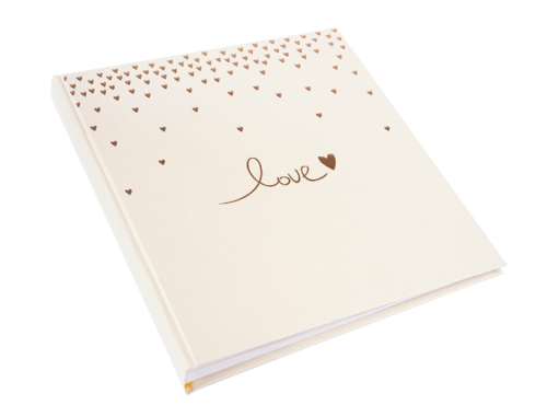 Fotoalbum Goldbuch RAINING HEARTS, 60/30x31 - meruňkové