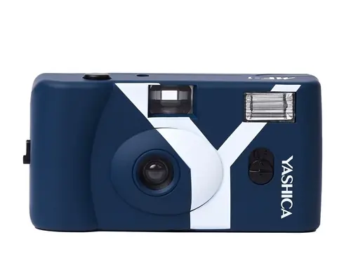 YASHICA- MF-1 Snapshot Art Camera (Prussian Blue)