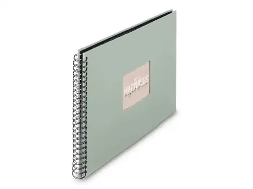 Fotoalbum Hama FINE ART, 50/36x32 - kroužková vazba, šalvějová
