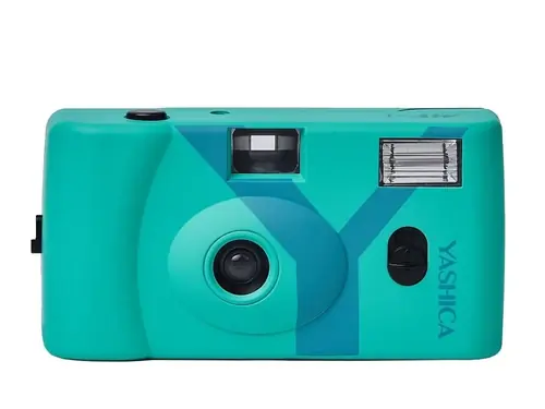 YASHICA- MF-1 Snapshot Art Camera (Turquoise)