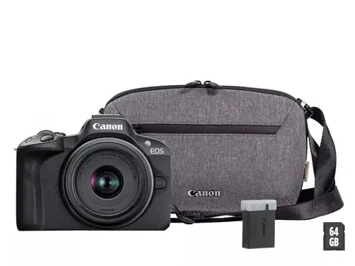 Canon EOS R100 + RF-S 18-45mm (Travel kit)