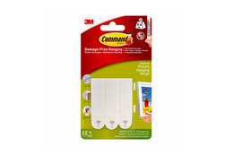 3M Command™ Picture Hanging Strips (M) -  závěsné pásky na obrazy, 4ks, bílé