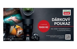 Dárkový poukaz FOTOLAB v hodnotě 1000 Kč