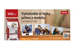 Dárkový poukaz 100 Kč na CEWE FOTO IHNED