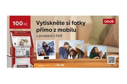 Dárkový poukaz 100 Kč na CEWE FOTO IHNED (samostatně neprodejné)