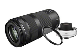 Canon RF 100-400mm f/5.6-8 IS USM + telekonvertor RF 1.4x + UV filtr