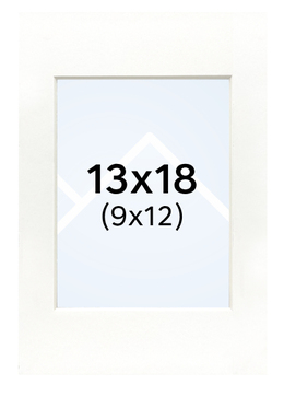 Focus Nordic – pasparta - Bílá, 9x12, 13x18