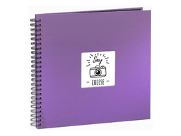 Fotoalbum Hama FINE ART, 50/36x32 - kroužková vazba, lila