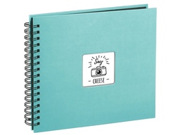 Fotoalbum Hama FINE ART, 50/28x24 - kroužková vazba, tyrkysové