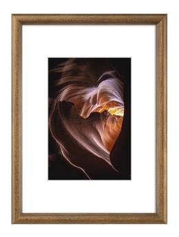 Fotorám Phoenix, hnědý, 15x21cm