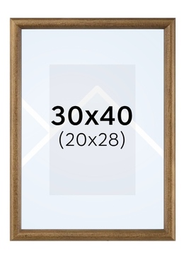 Hama PHOENIX - fotorámeček - Hnědá, 20x28, 30x40