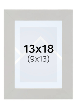 Hama SKARA - fotorámeček - Světle šedá, 9x13, 13x18