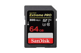 SanDisk Extreme PRO SDXC UHS-II 64GB V90 300 MB/s. (121505)