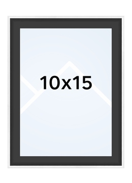 Walther SILHOUETTE - fotorámeček - Černá, 10x15, 10x15