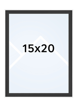 Walther SILHOUETTE - fotorámeček - Černá, 15x20, 15x20