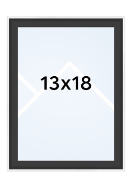 Walther SILHOUETTE - fotorámeček - Černá, 13x18