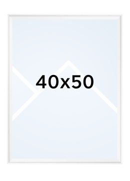 Walther SILHOUETTE - fotorámeček - Bílá, 40x50