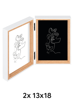 Walther SILHOUETTE - fotorámeček - Buk, 13x18 x2