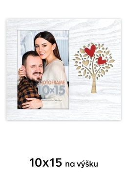 ZEP LUCIA fotorámeček - Bílá, 10x15, 10x15 na výšku