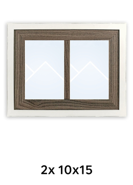 ZEP ARLON - multirám - Hnědá / Bílá, 10x15 x2