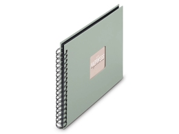 Fotoalbum Hama FINE ART, 50/28x24 - kroužková vazba, sage