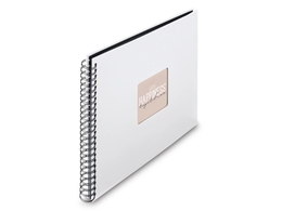 Fotoalbum Hama FINE ART, 50/36x32 - kroužková vazba, bílá