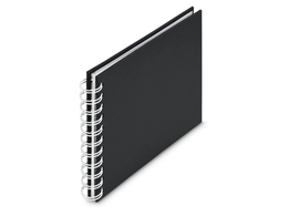 Fotoalbum Hama FINE ART, 30/15x18 - kroužková vazba, černé