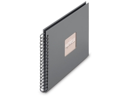 Fotoalbum Hama FINE ART, 50/28x24 - kroužková vazba, kamenná