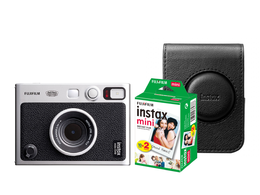 Fujifilm INSTAX mini Evo, černý + pouzdro + Instax Mini Colorfilm (2x10ks)