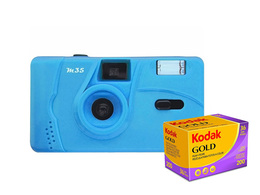 Kodak M35, modrý & barevný kinofilm (200, 36 sn.)