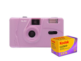 Kodak M35, fialový & barevný kinofilm (200, 36 sn.)