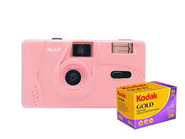 Kodak M35, růžový & barevný kinofilm (200, 36 sn.)