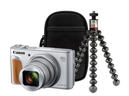 Canon PowerShot SX740 HS Lite, TRAVEL KIT, stříbrný