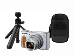 Canon PowerShot SX740 HS Lite, TRAVEL KIT (SR) - stříbrný