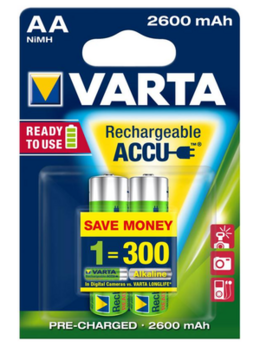 Varta Ready To Use AA 2600mAh 2kscv