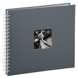 Hama FINE ART 28x24 - spirálové album, šedé (100/10x15)