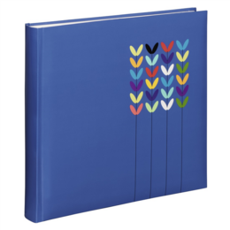 Hama album klasické BLOSSOM 30x30 cm, 80 stran, modrá
