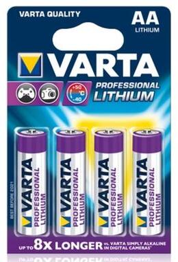 Varta Professional Lithium AA 4ks