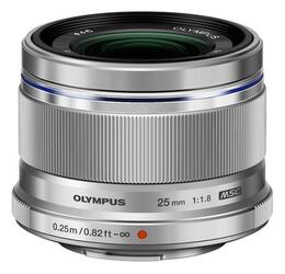 Olympus M.ZUIKO DIGITAL 25mm f/1.8 stříbrný