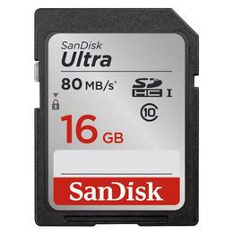 SanDisk SDHC Ultra 16GB 80MB/s Class10 UHS-I