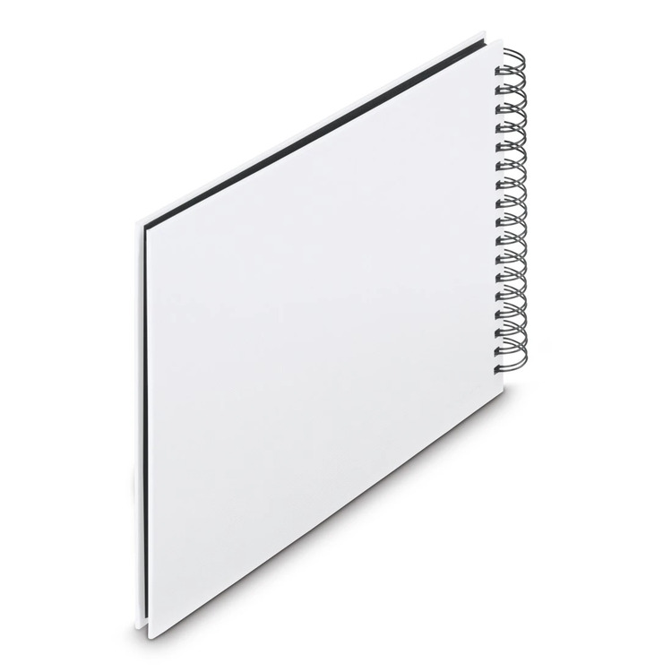 Fotoalbum Hama FINE ART, 50/28x24 - kroužková vazba, bílá