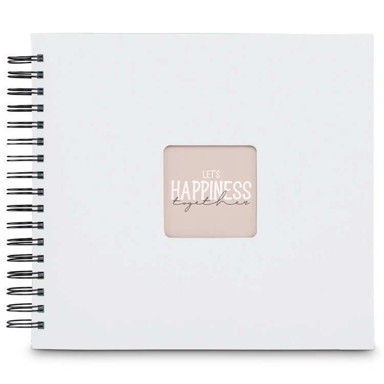 Fotoalbum Hama FINE ART, 50/28x24 - kroužková vazba, bílá