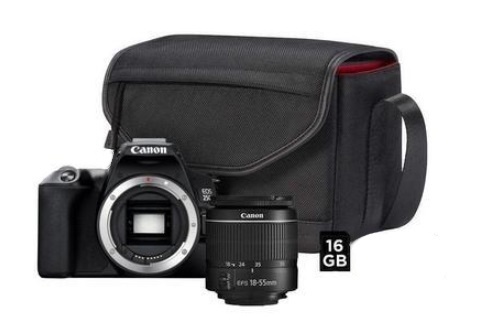 Canon EOS 250D černý + 18-55mm DC III Essential travel kit