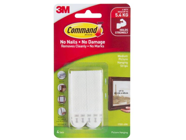 3M Command - střední lepící proužky