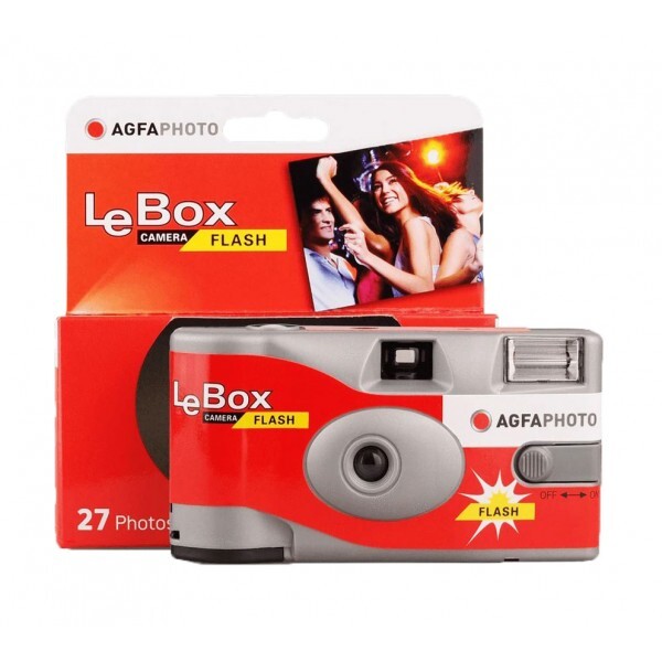 Agfa LeBox Flash 400/27 - jednorázový fotoaparát