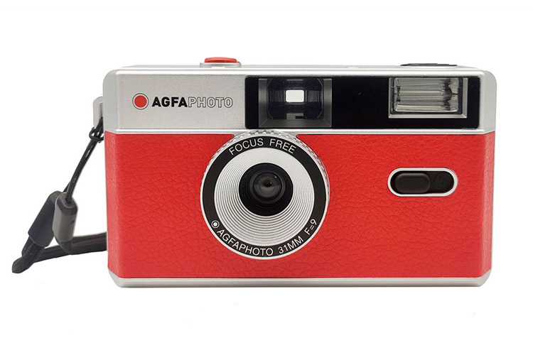AgfaPhoto - znovu použitelný fotoaparát 35mm, červený