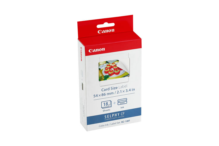 Canon SELPHY KC-18IF - sada inkoustové kazety a fotopapíru (18 ks)