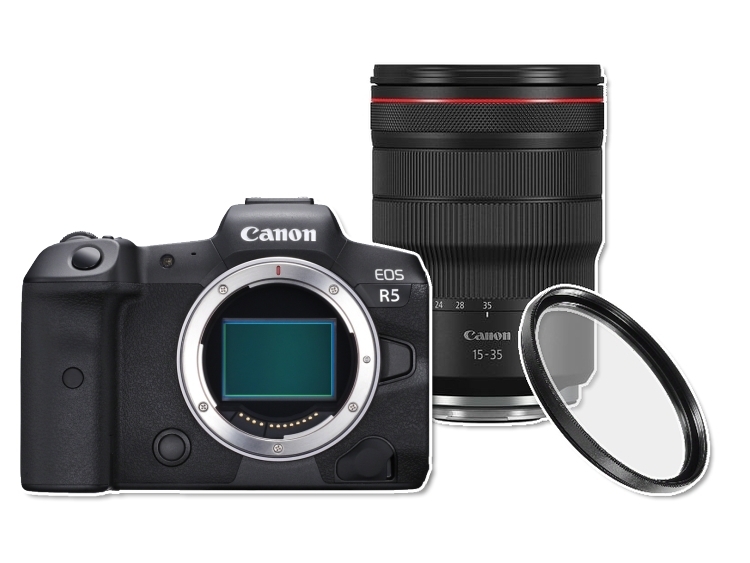 Canon EOS R5 + RF 15-35mm f/2.8 L IS USM + UV filtr